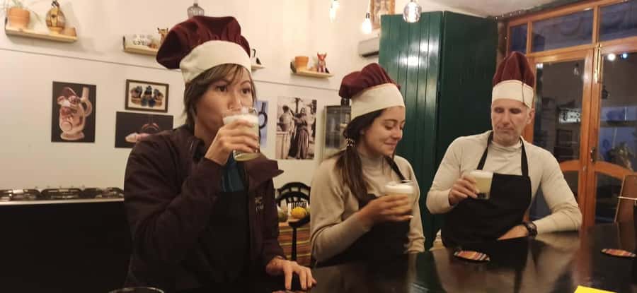 Cooking class and market tour with a local chef - Choose your pisco drink before sitting down to eat