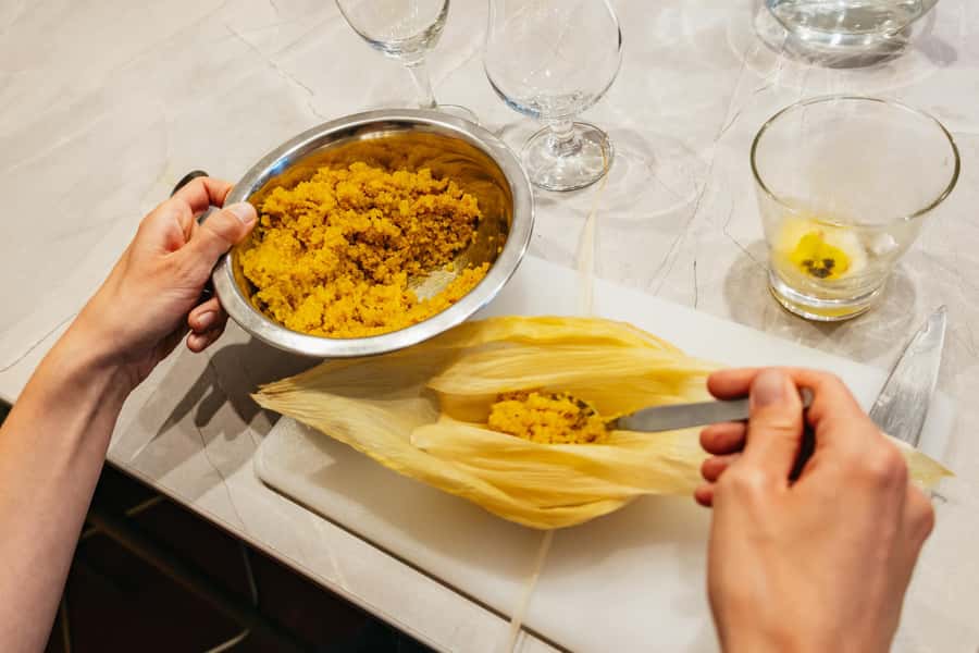 Cusco: Peruvian Cooking Class, Cocktails & Local Market Tour - Ceviche, causa, and quinoa tamal