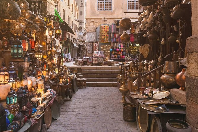 Day Tour Cairo Egyptian Museum Coptic Cairo and Khan El Khalili Bazaar from Giza - Khan El Khalili in a 90-minute shopping stop