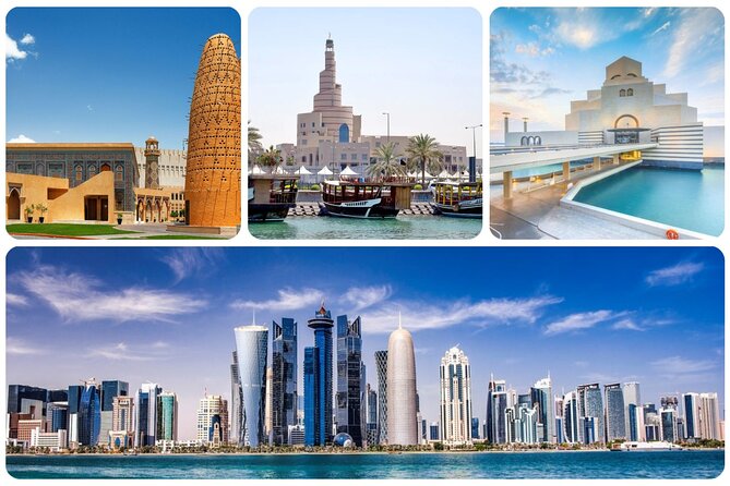 Doha City Tour | Souq Waqif | Courniche | The Pearl | Katara etc - Starting near the Corniche and the dhow harbor