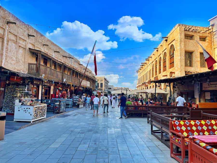 Doha: Guided City Tour to Souq Waqif, katara & pearl-island - Katara Cultural Village’s art and architecture