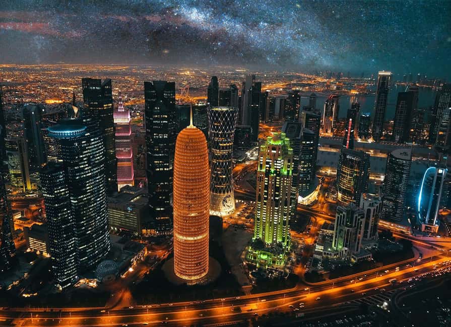 Doha: Night City Tour |Corniche |katara |Souq Waqif |Pearl - The Museum of Islamic Arts and National Museum stops