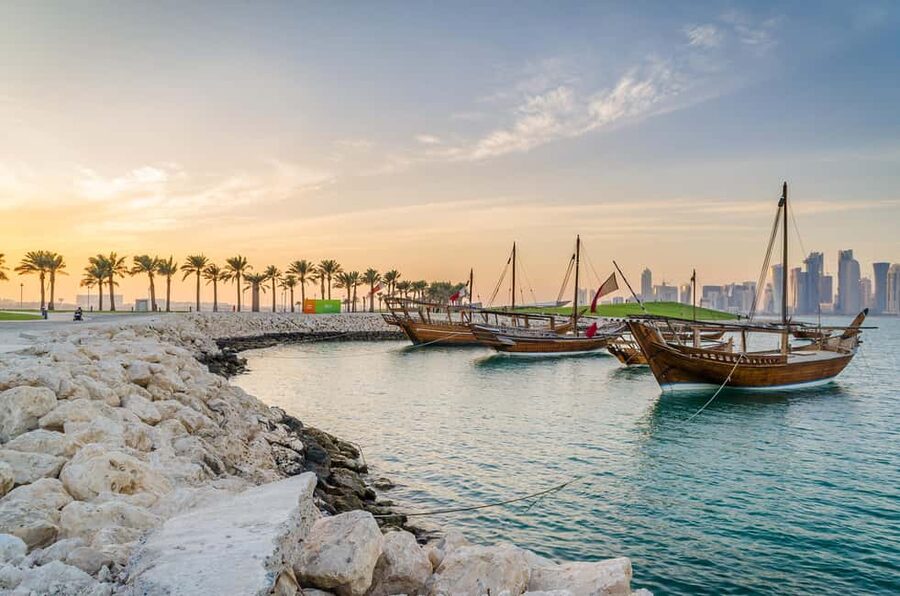 Doha: Souq Waqif, Dhow Harbour, and Street Food Walking Tour - Enter Souq Waqif through its spice and clothing markets