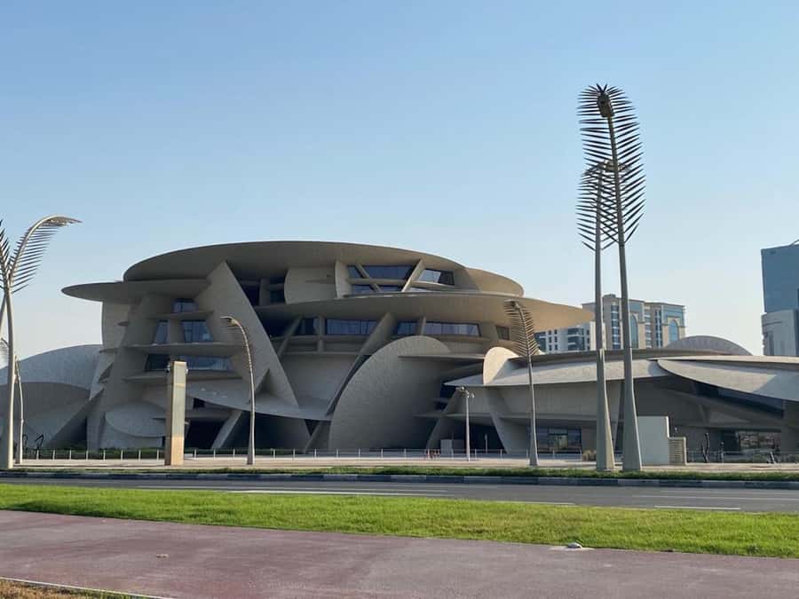 Doha: Souq Waqif/The Pearl Island/Katara 4 Hour Private Tour - Passing West Bay and its sharp skyline