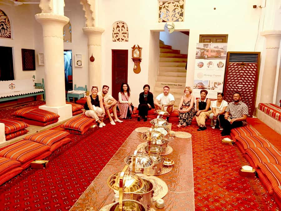 Dubai: Discover Dubai Old Town, Souks, Museum & Street Food - Crossing the creek by traditional abra