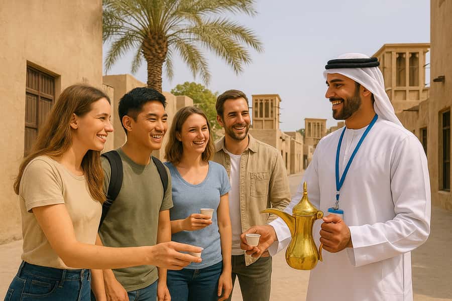 Dubai.Discover Old town,Markets,street food,Abra &Museums - Walking Dubai Creek before the markets