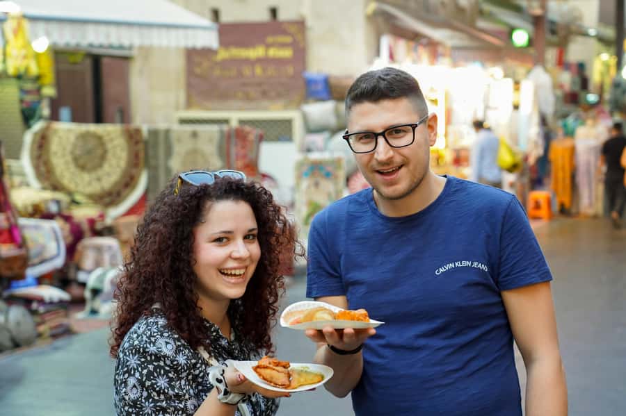Dubai Food Tour: 4 Cuisines, Souks & Street Bites - Starting at Sharaf DG and entering Al Fahidi