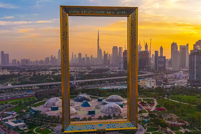 Dubai Frame Tickets, Creek, Souks & Blue Mosque Guided Tour - Burj Al Arab from Jumeirah Beach