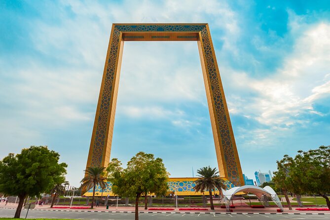 Dubai Frame Tickets, Creek, Souks & Blue Mosque Guided Tour - The Dubai Frame at the end