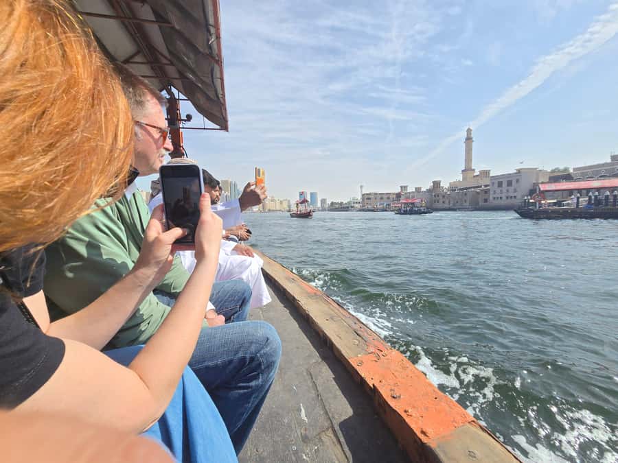 Dubai: Guided City Walking Tour to Spice and Gold Souk - Gold Souk displays and buying expectations