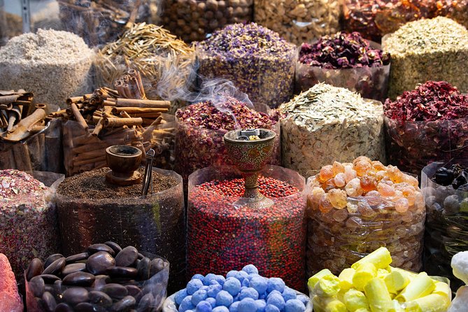 Dubai Half-Day City Tour with Visit to Dubai Gold Souk - Spice Souk: color, scent, and quick browsing