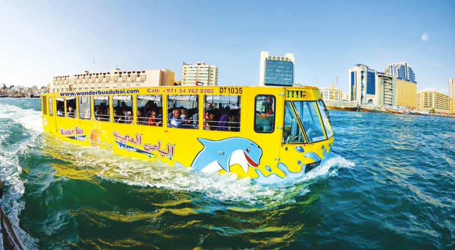 Dubai: Old town tour with Wonder Bus, souks, Creek and Guide - A land-to-water route through Old Dubai