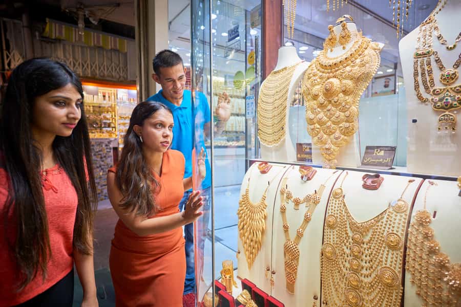 Dubai: Private Old Town, Heritage & Souks Walking Tour - Gold Souk and the end of the route