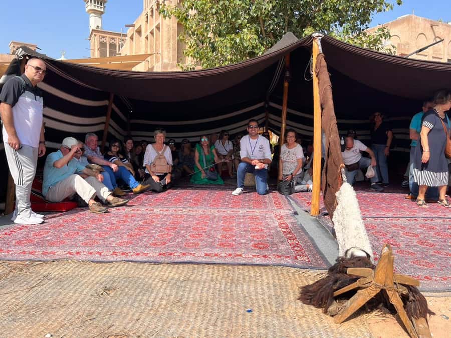 Dubai Tour: Haritage Walking Guide, Gold & Spice Souq, Creek - Crossing Dubai Creek by traditional abra