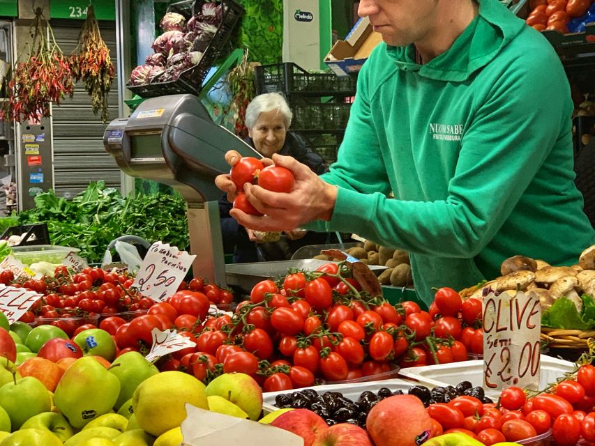 Eat Like a Roman - Traditional Food, Local Market & History - Olive oil, pizza, and a bakery open since 1915