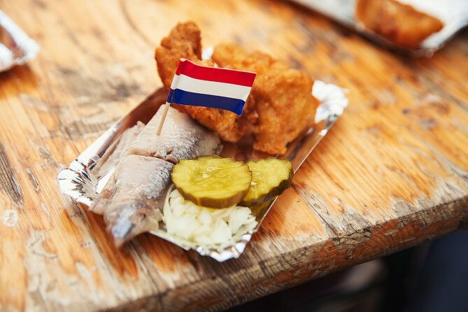 Eating Amsterdam: Albert Cuyp Market & The Pijp Food Tour - A saucijzenbroodje at Simon Meijssen