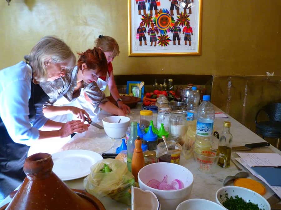 Edgy 8 Dish Private, Fusion Cooking Class, Menu Plan, Market - Starting with coffee and an Arabic shopping list