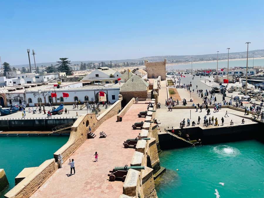 Essaouira: Sqala du Port, Citadel, Fish Market & Medina Tour - Sqala du Port, where the Atlantic meets the cannons