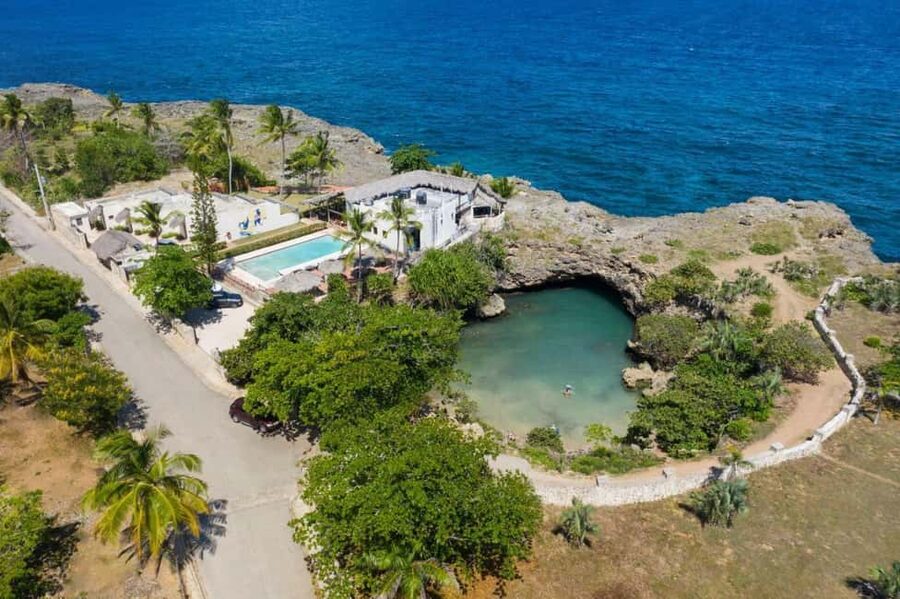 Explore Higüey:Basilica,Market,Museum Cave,River Ride,lunch - Lunch beside the sea at Boca de Yuma