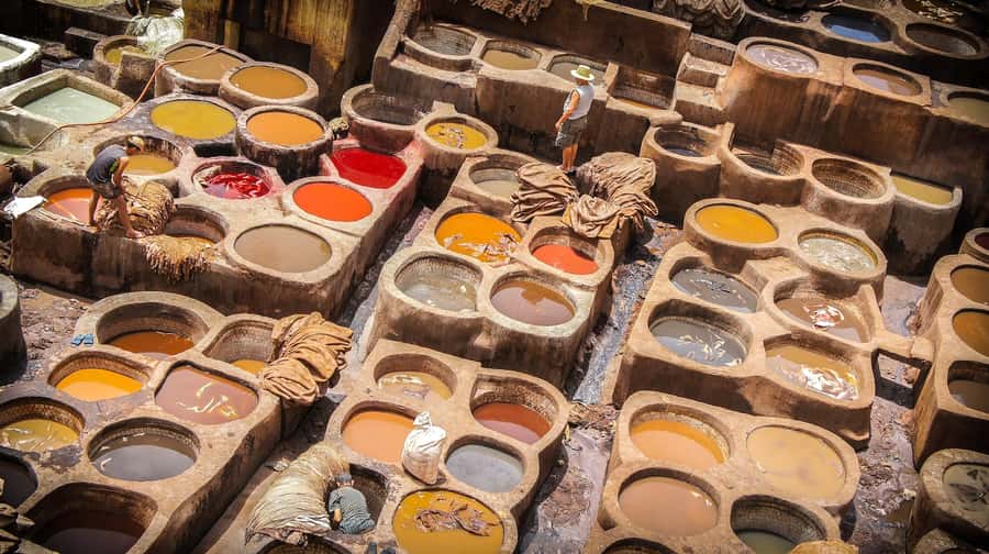 Fes: Attarine Madrasa, Museum, Tannery, Souk and Medina Tour - Starting at Bab Boujloud, Fes’s great blue doorway