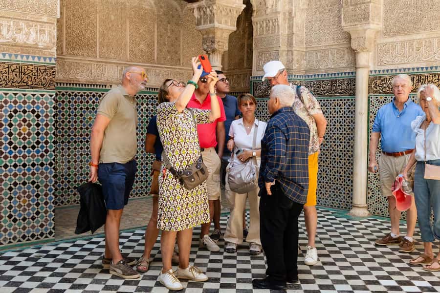 Fes: Attarine Madrasa, Museum, Tannery, Souk and Medina Tour - Al-Karaouine Mosque and the intellectual center of Fes