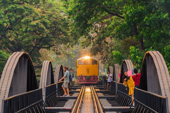 Floating and Railway Market (Optional Waterfall): Private Tour - A short stop at the Bridge over the River Kwai