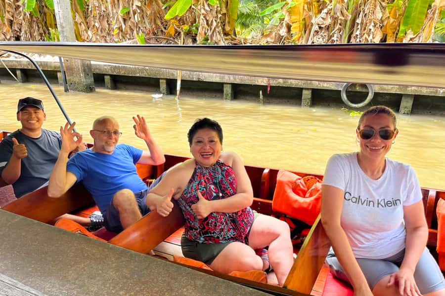 Floating and Railway Market with Waterfall Option: Private - The extended route to Erawan Waterfall