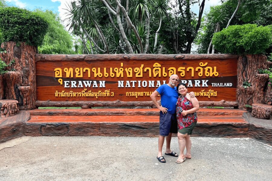 Floating and Railway Market with Waterfall Option: Private - Lunch and the long road to the River Kwai Bridge