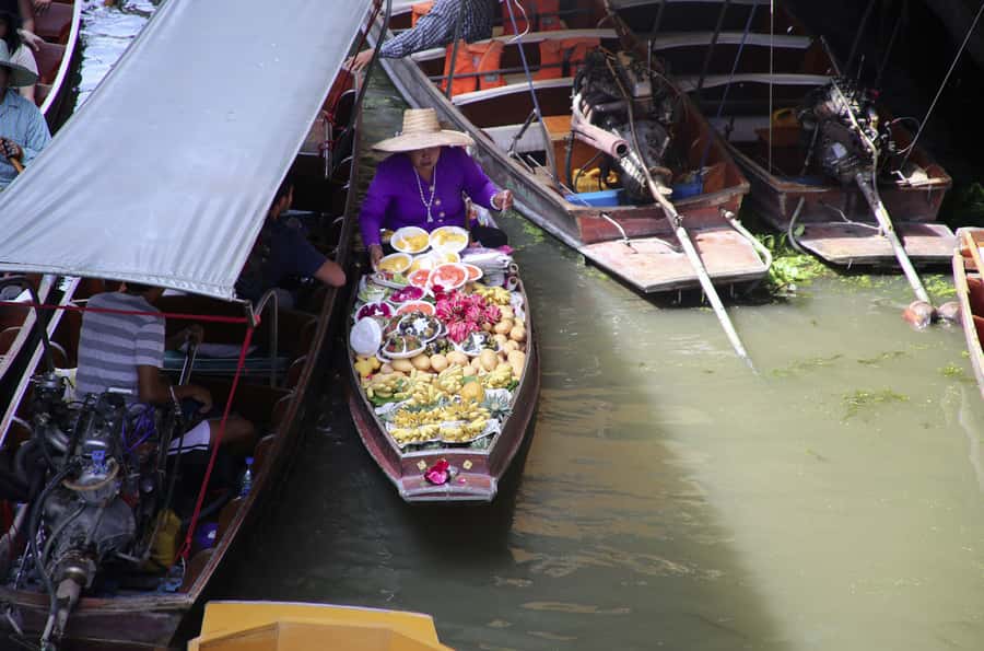 Floating Market Full-Day Bicycle Tour from Bangkok - Canals, boats, and Damnoen Saduak