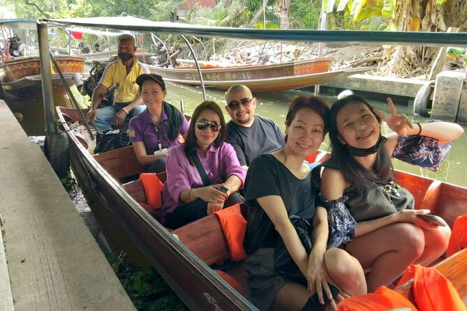 Floating & Railway Markets (Optional Mangrove Visit) Private Tour - Mae Klong Railway Market and the train that cuts through it