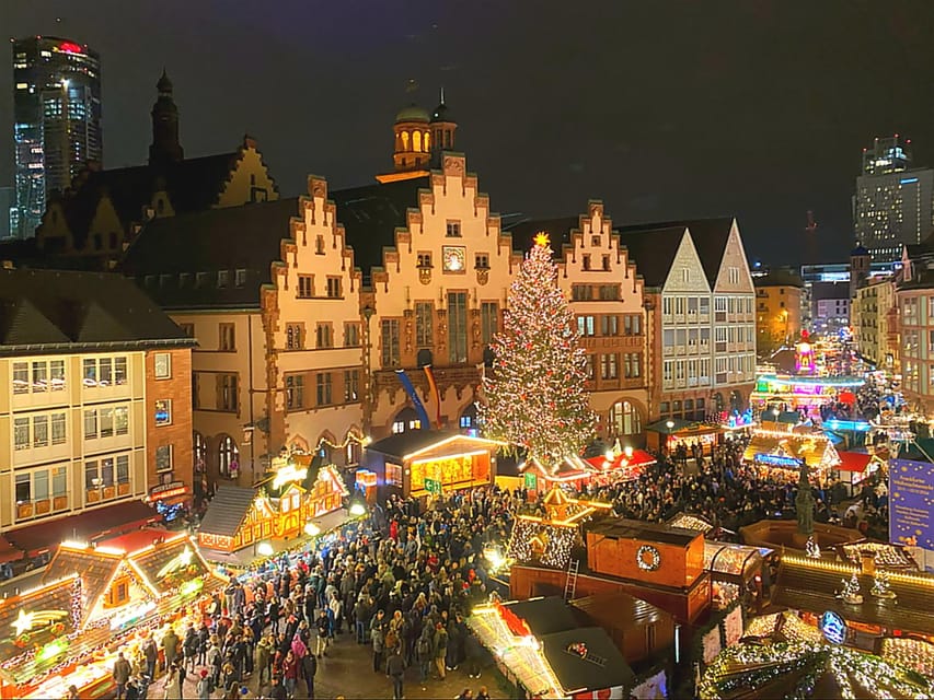 Frankfurt: Christmas Market & Old Town Tour 60 min-daily 16:00-in German - Key points to know before booking