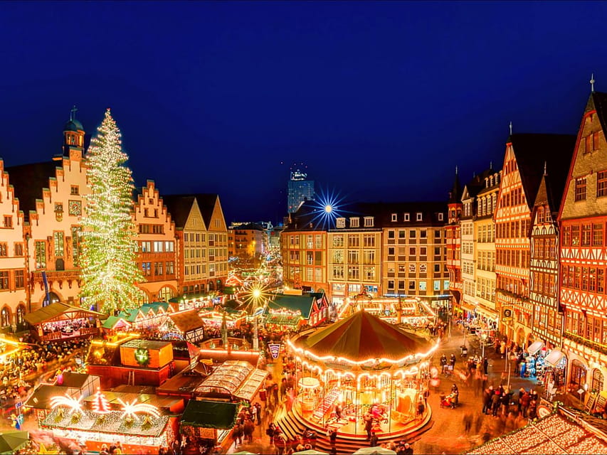 Frankfurt: Christmas Market & Old Town Tour 60 min-daily 16:00-in German - What the one-hour timing means for you
