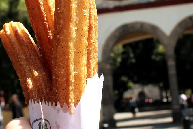 Frida Kahlo VIP [Museum Tickets Included] Walk, Markets & Churros - Coyoacán Market, tostadas, fruit, and aguas frescas