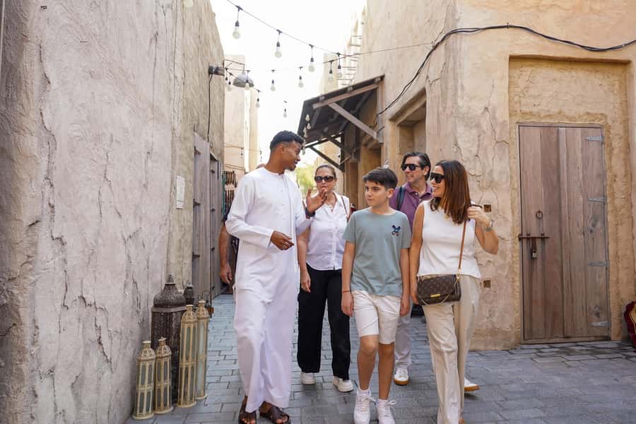 From Abu Dhabi: Dubai City Tour with Creek, Abra & Old Souks - From Abu Dhabi to the Burj Al Arab viewpoint