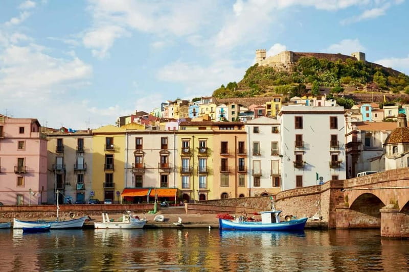 From Alghero: Market day in Bosa - Malaspina Castle and the view from above