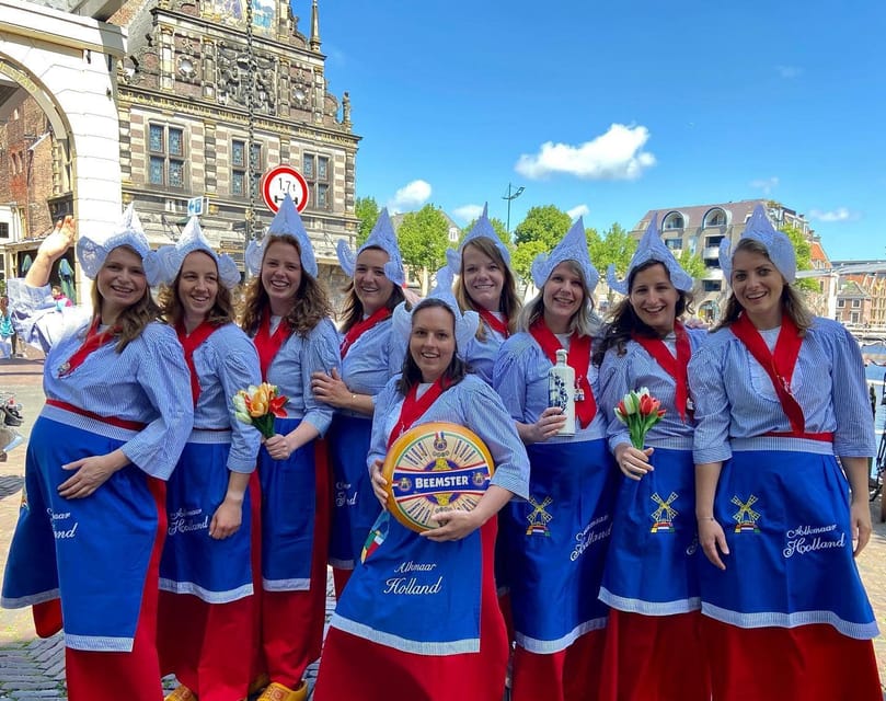 From Amsterdam; Alkmaar Cheese market & Zaanse Schans - A practical route from Amsterdam Noord