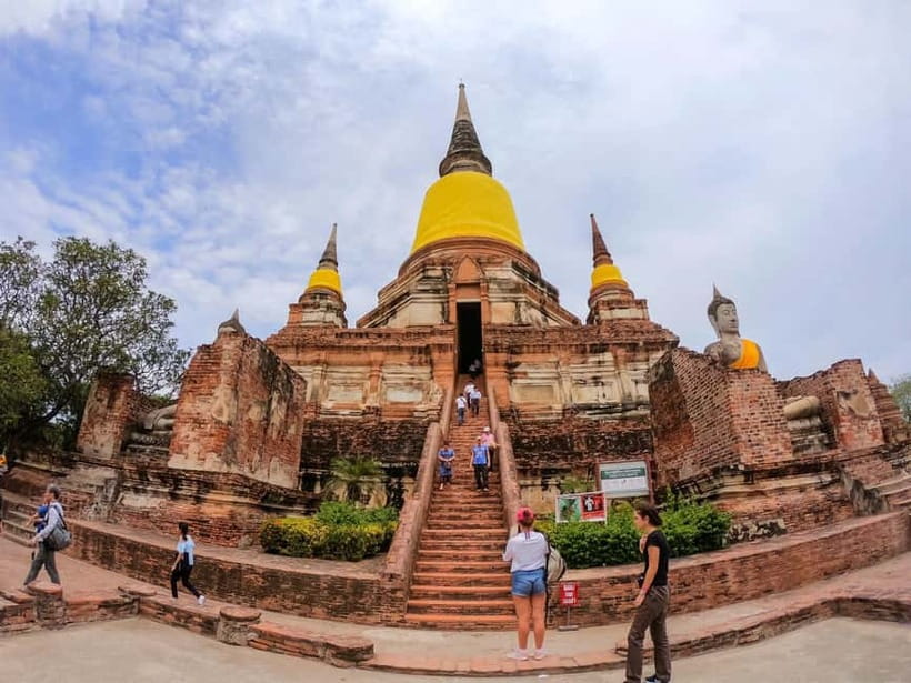 From Bangkok: Ayutthaya & Ayothaya Floating Market Day Trip - Wat Mahathat and the Buddha head in the tree