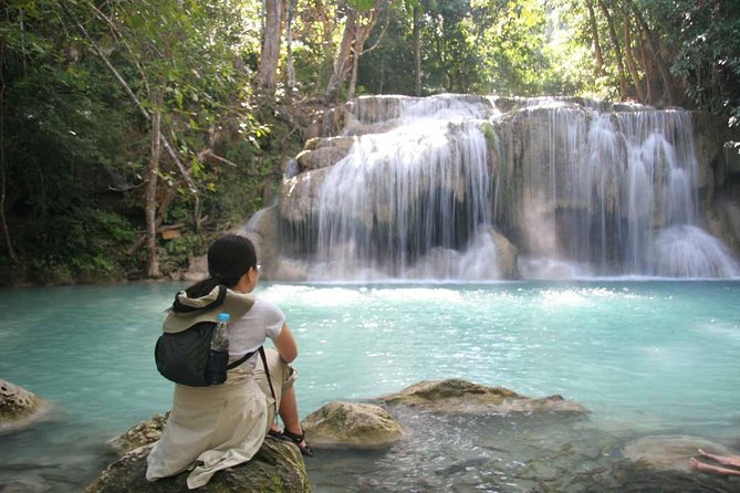 From Bangkok : Damneon Saduak Floating Market & Erawan Waterfall - Thai lunch before the waterfall