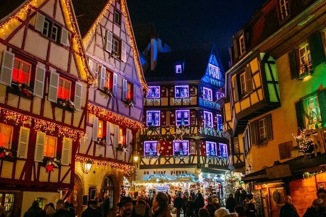 From Basel: Colmar Christmas Market & Wine Tasting Private Tour - Walking through Colmar’s old town