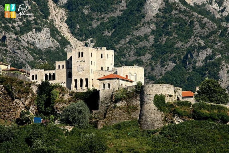 From Durres/Golem: Kruja Castle & Old Bazaar Day Tour - Kruja Castle and the story of Skanderbeg