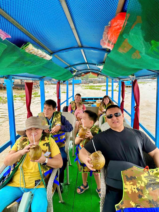 From HCM: Mekong Delta Floating Market 3days exit Phnom Penh - Ben Tre’s coconut island and a taste of local work