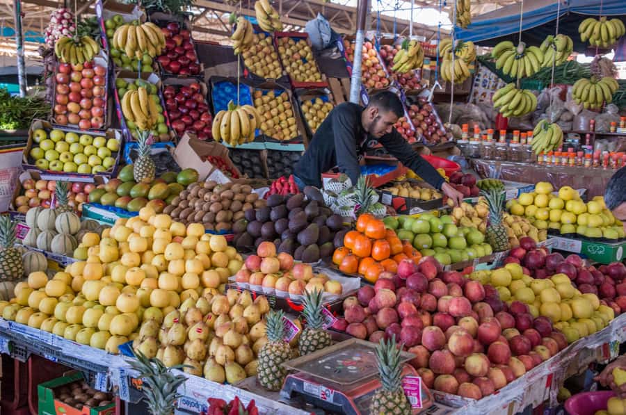 From Taghazout or Agadir: Souk El Had Guided Tour in Agadir - Entering Souk El Had with a local guide