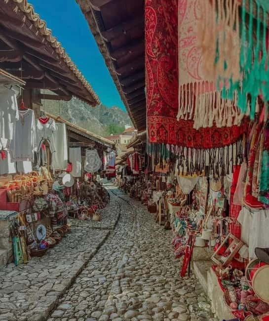 From Tirana/Shkoder: Kruja Castle, Old Bazaar, Sari Salltik - Walking through Kruja Castle