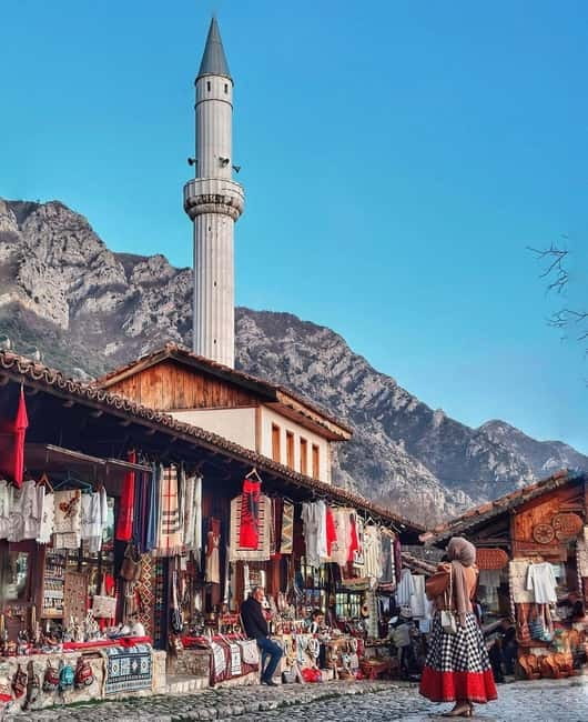 From Tirana/Shkoder: Kruja Castle, Old Bazaar, Sari Salltik - The Ethnographic Museum and everyday Albanian life