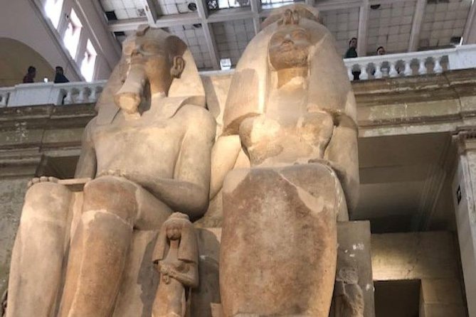 Full - Day Tour to Giza Pyramids , Cairo Museum & Bazaar Includes Lunch - Transport, Wi-Fi, and the value of $99