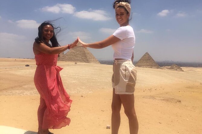 Giza pyramids ,Sphinx , camel ride, quad bike , Local bazaars and felucca ride - The Valley Temple and wishing well area