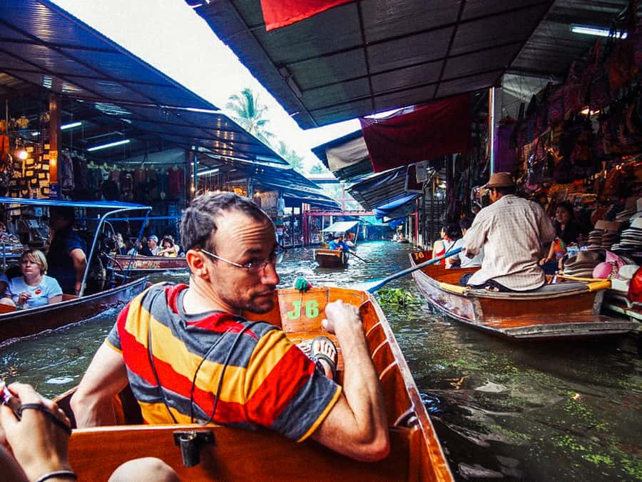 Grand Palace, Damnoen Floating Market & Maeklong Market Tour - Small group comfort and guide quality