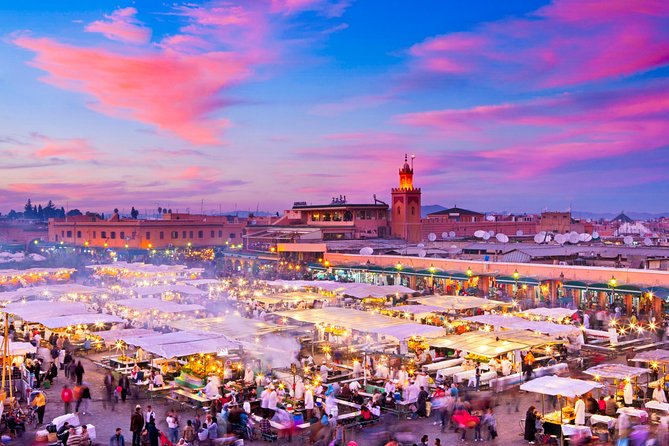 Guided Shared Day Trip Agadir to Marrakech medina & souks - Jemaa el-Fna, Marrakech’s great meeting place