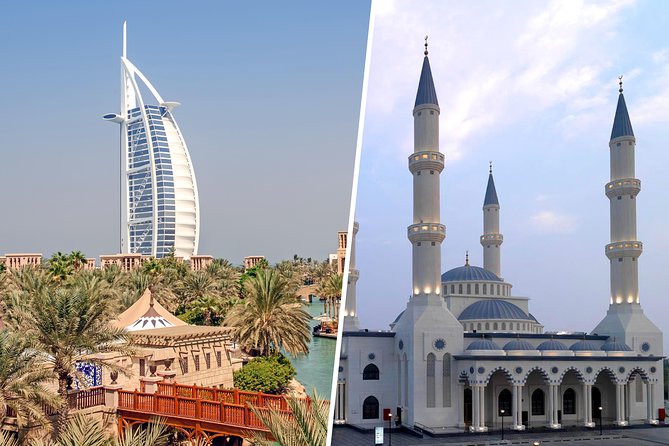 Half-Day Dubai City Tour with Blue Mosque, Creek, Souks & Abra - Jumeirah Beach and Burj Al Arab photo stops