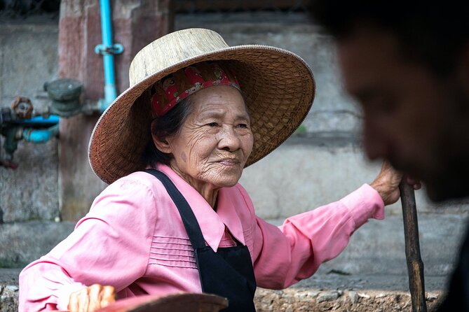 Half Day Railway Market and Damnoen saduak Floating Market tour - Damnoen Saduak by long-tail boat
